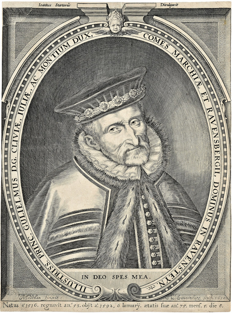 Detail of Portrait of Duke William of Jülich-Cleves-Berg, 1610 by Willem van Swanenburgh