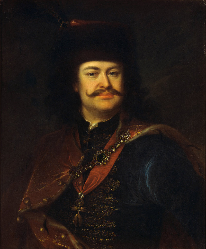 Detail of Francis II Rákóczi, 1712 by Adam Mányoki