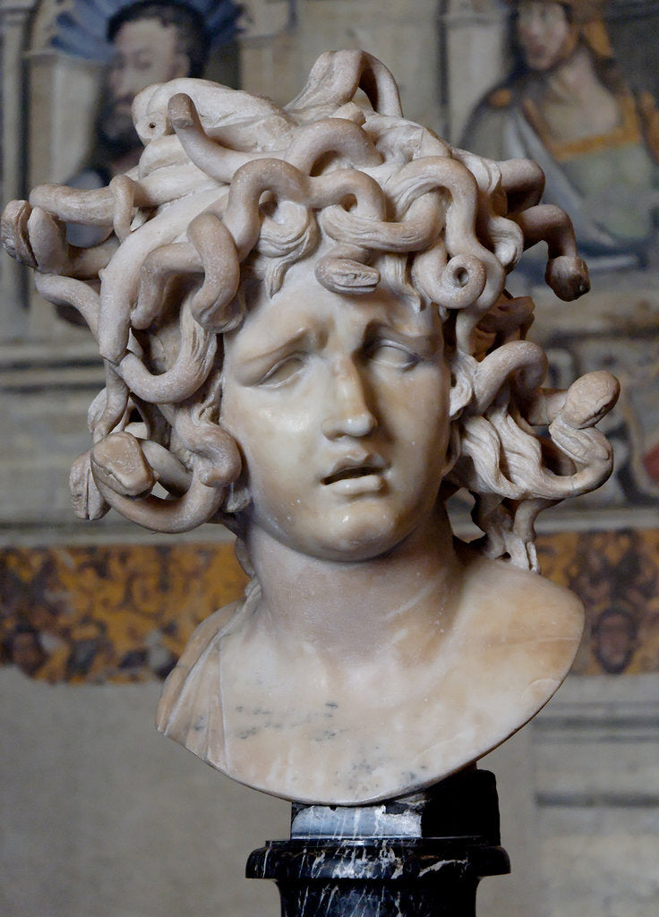 Detail of Head of Medusa, 1630 by Gianlorenzo Bernini