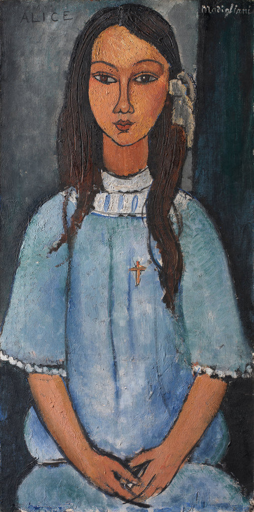 Detail of Alice by Amedeo Modigliani
