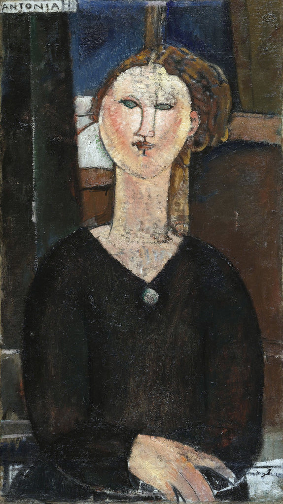 Detail of Antonia by Amedeo Modigliani