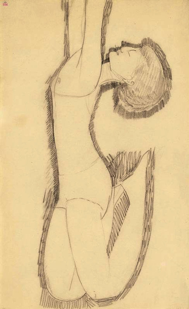 Detail of Anna Akhmatova as Acrobat by Amedeo Modigliani