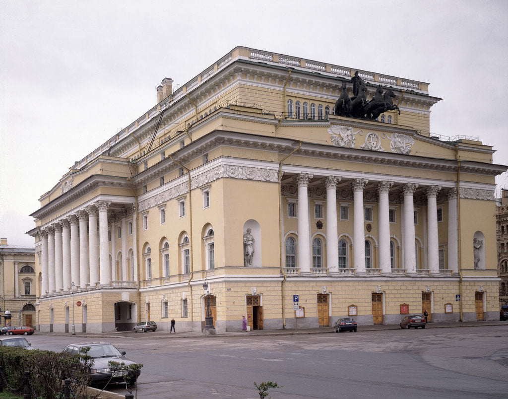 Detail of The Alexandrinsky Theatre in Saint Petersburg, 1828-1832 by Carlo Rossi