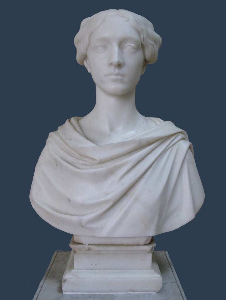 Detail of Portrait Bust of Countess Tatyana Stroganova, 1853 by Pietro Tenerani