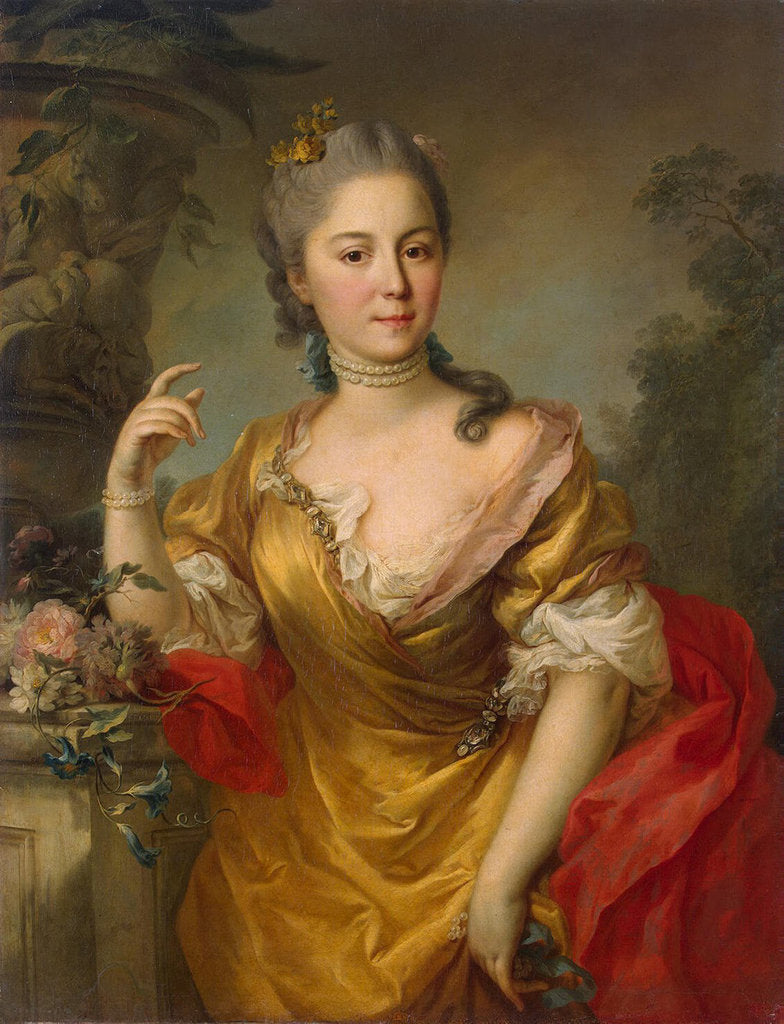 Detail of Portrait of Countess Anna Alexandrovna Chernyshova, 1764 by Stefano Torelli