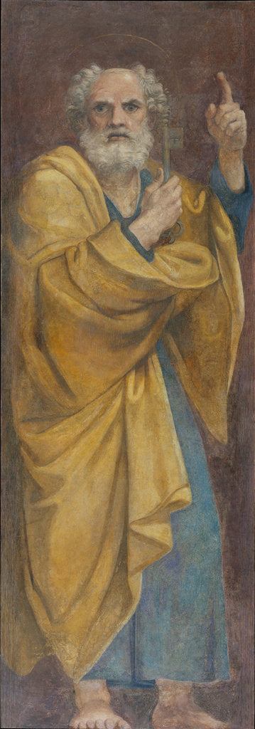 Detail of Saint Peter, 1604-1607 by Annibale Carracci