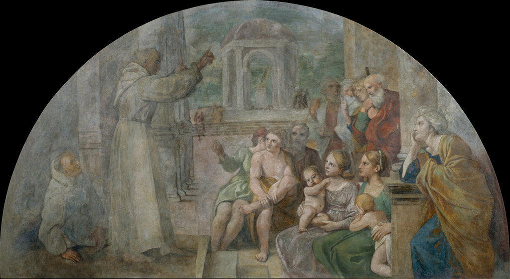 Detail of Saint Didacus Preaching, 1604-1607 by Annibale Carracci