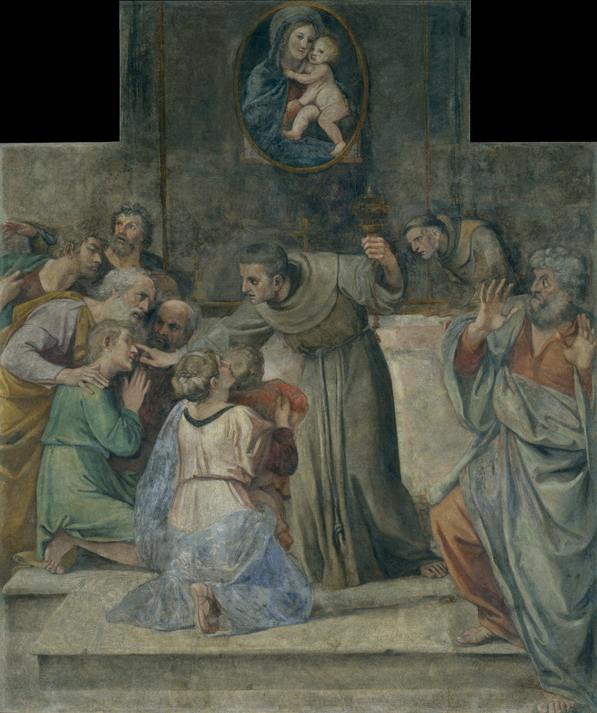 Healing the blind at birth, 1604-1607 by Annibale Carracci