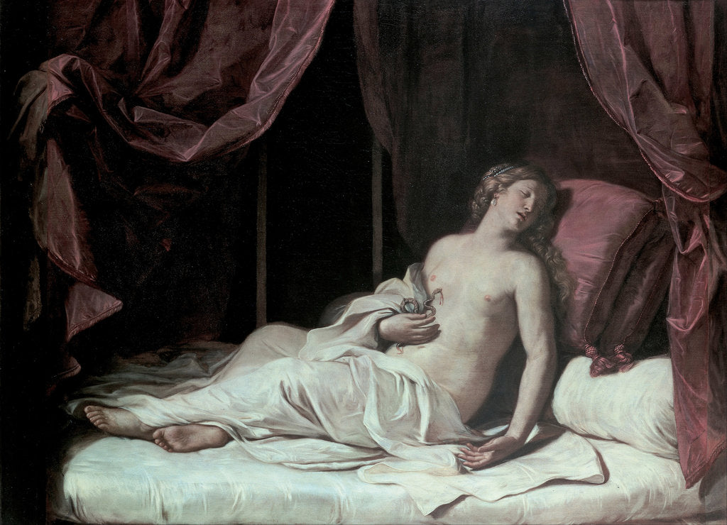 Detail of The Death of Cleopatra, 1648 by Guercino