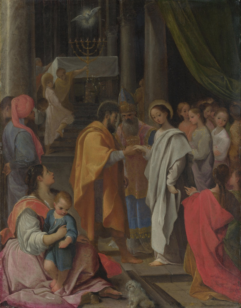 The Marriage of Mary and Joseph, ca 1590 by Lodovico Carracci