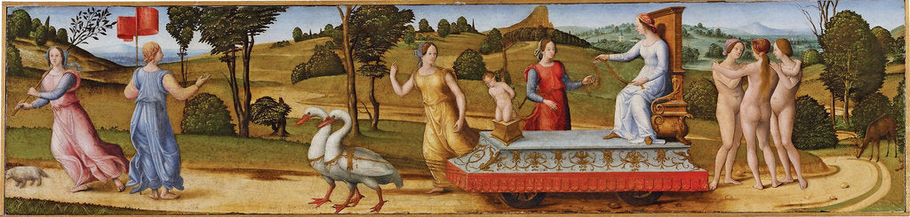 Detail of The Triumph of Chastity, c. 1500 by Anonymous