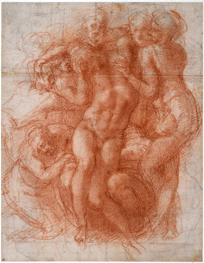 Detail of Lamentation by Michelangelo Buonarroti