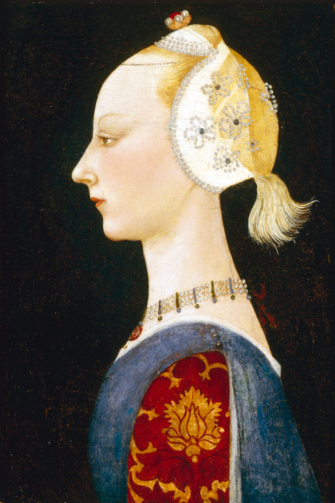 Detail of A Young Lady of Fashion, 1462-1465 by Paolo Uccello