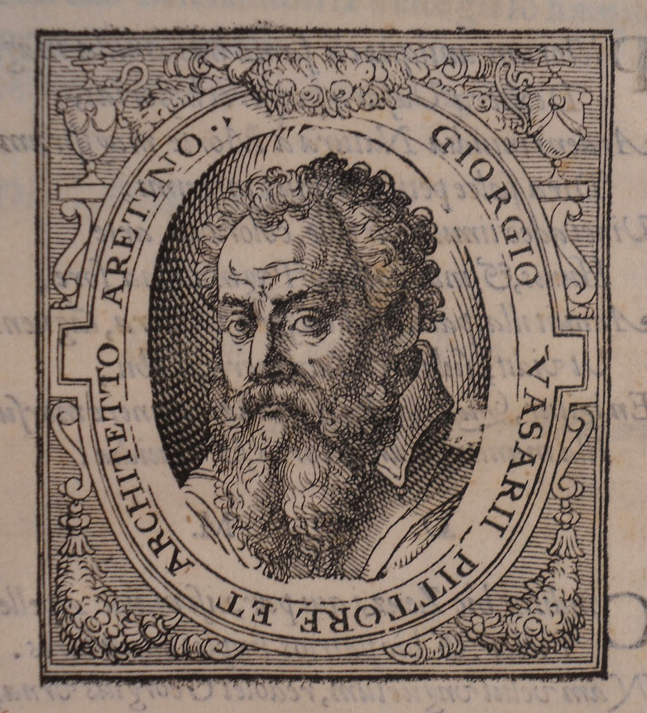 Detail of Giorgio Vasari. From: Giorgio Vasari, The Lives of the Most Excellent Italian Painters, Sculptors, and Architects, 1568 by Anonymous