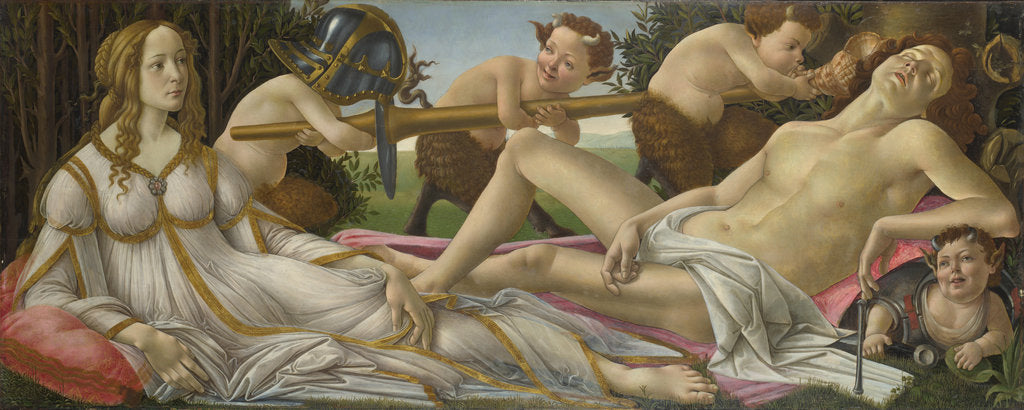 Detail of Venus and Mars, ca 1485 by Sandro Botticelli