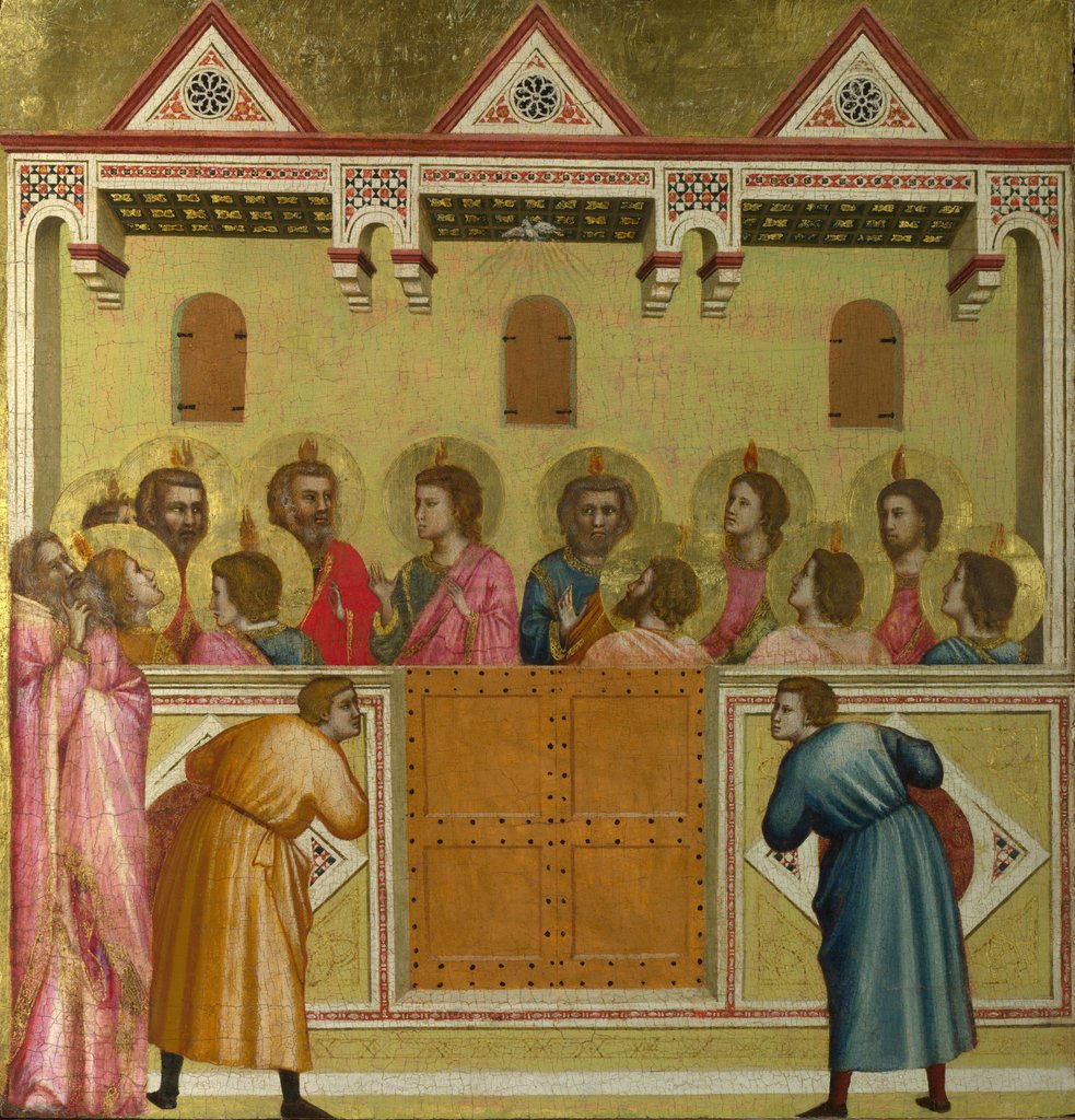 Detail of The Pentecost, c. 1315 by Giotto di Bondone