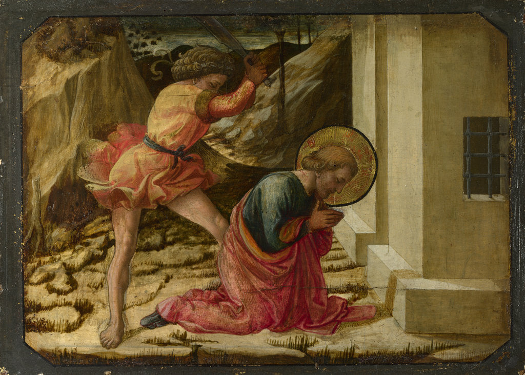 Detail of Beheading of Saint James the Great (Predella Panel of the Pistoia Santa Trinità Altarpiece), 1455-1460 by Fra Filippo Lippi