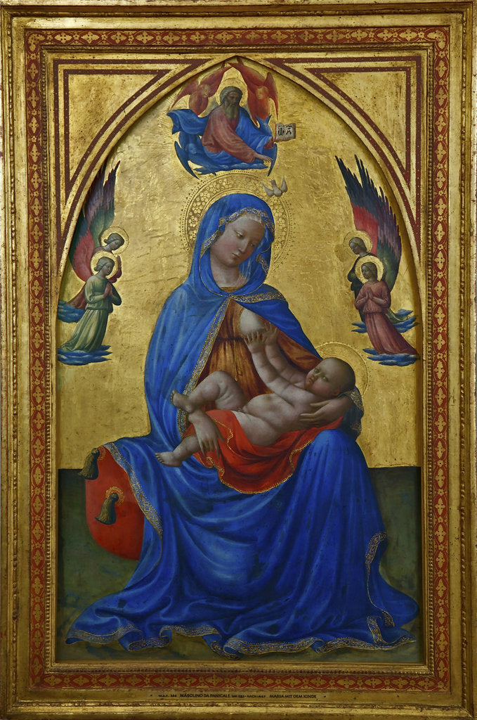 Detail of Virgin and Child, ca 1435 by Masolino da Panicale