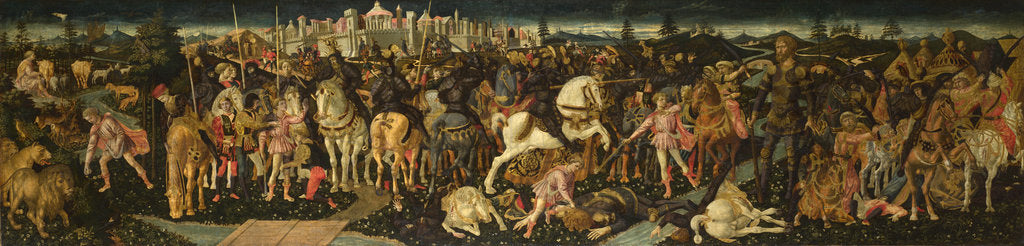 Detail of The Story of David and Goliath, c. 1450 by Francesco di Stefano Pesellino