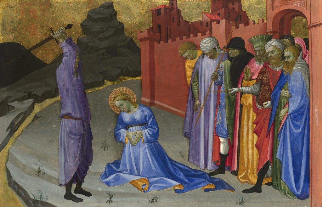 Detail of The Beheading of Saint Margaret, c.1410 by Gherardo Starnina