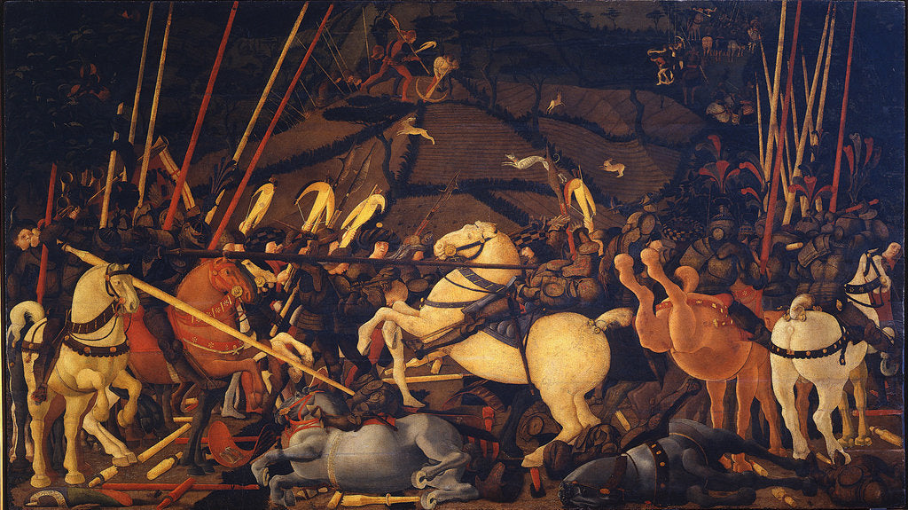 Detail of The Battle of San Romano, c. 1440 by Paolo Uccello
