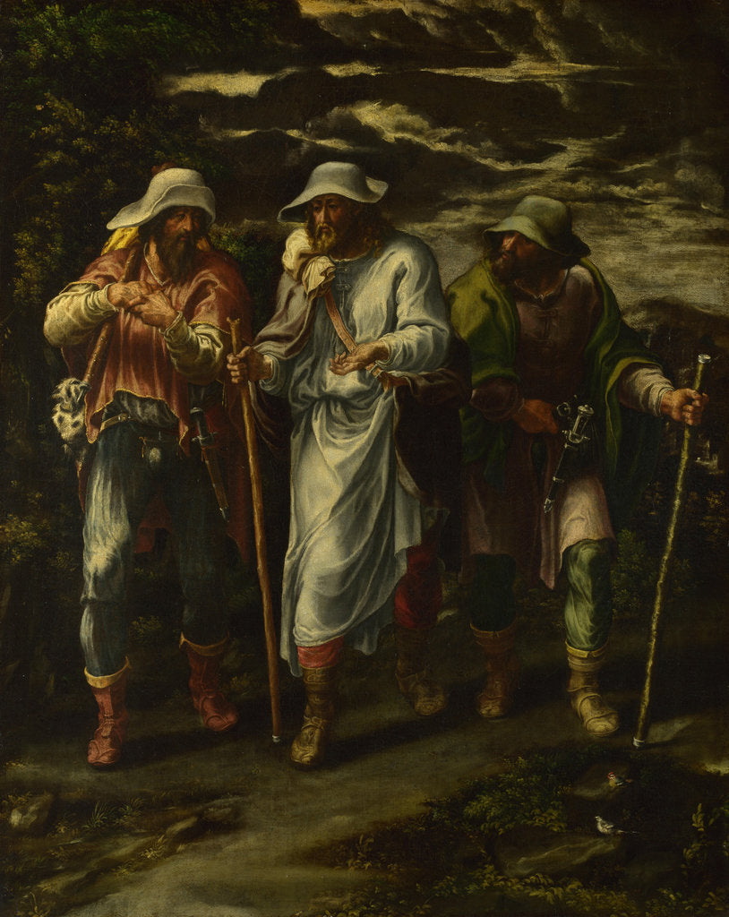 Detail of The Walk to Emmaus, c. 1570 by Lelio Orsi
