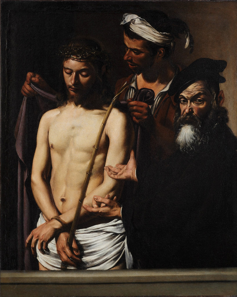 Detail of Ecce Homo, c. 1605 by Michelangelo Caravaggio