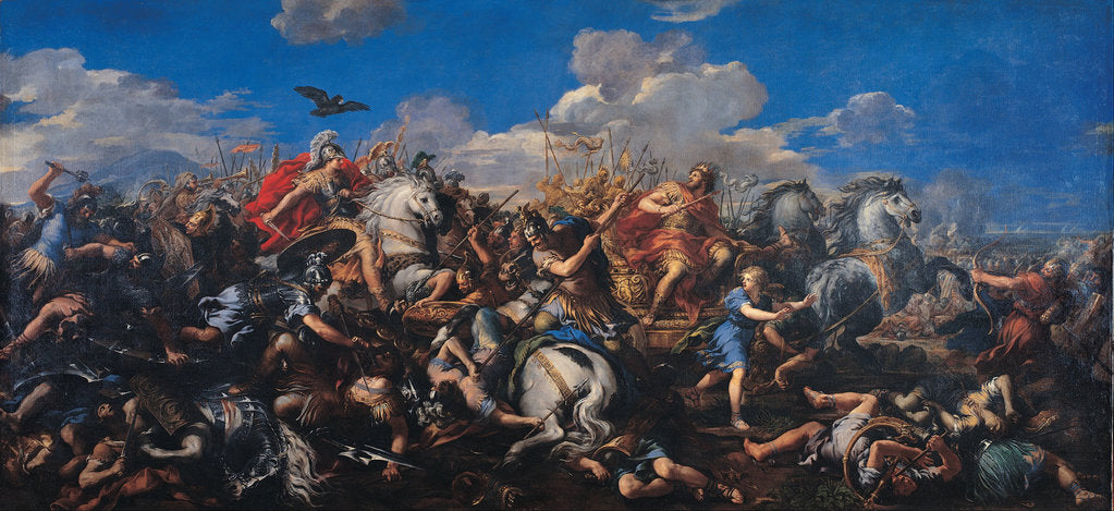 Detail of The Battle of Alexander Versus Darius, 1644-1655 by Pietro da Cortona