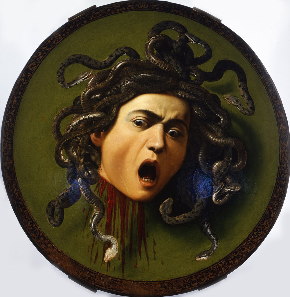Detail of Medusa, 1596-1598 by Michelangelo Caravaggio