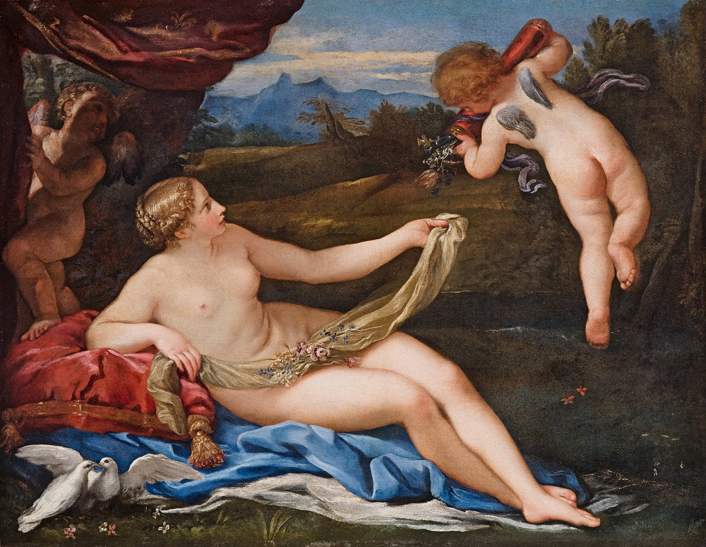 Detail of Venus and Cupid by Carlo Maratta
