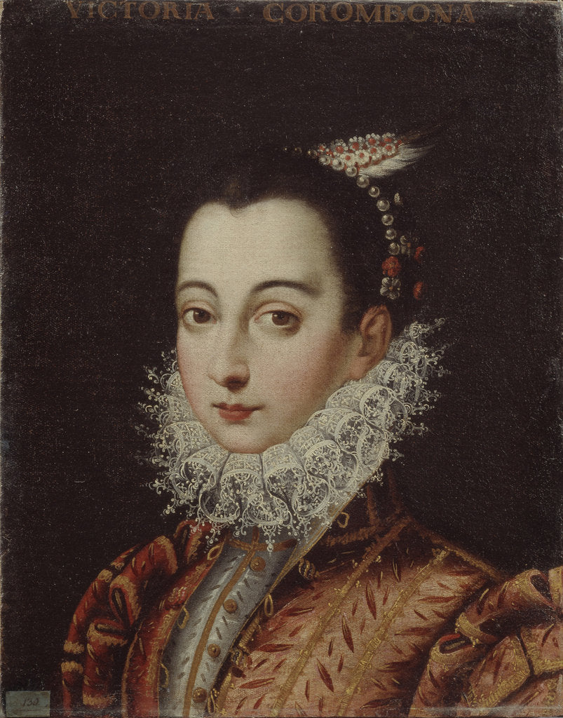 Detail of Portrait of Vittoria Accoramboni, c. 1580 by Scipione Pulzone
