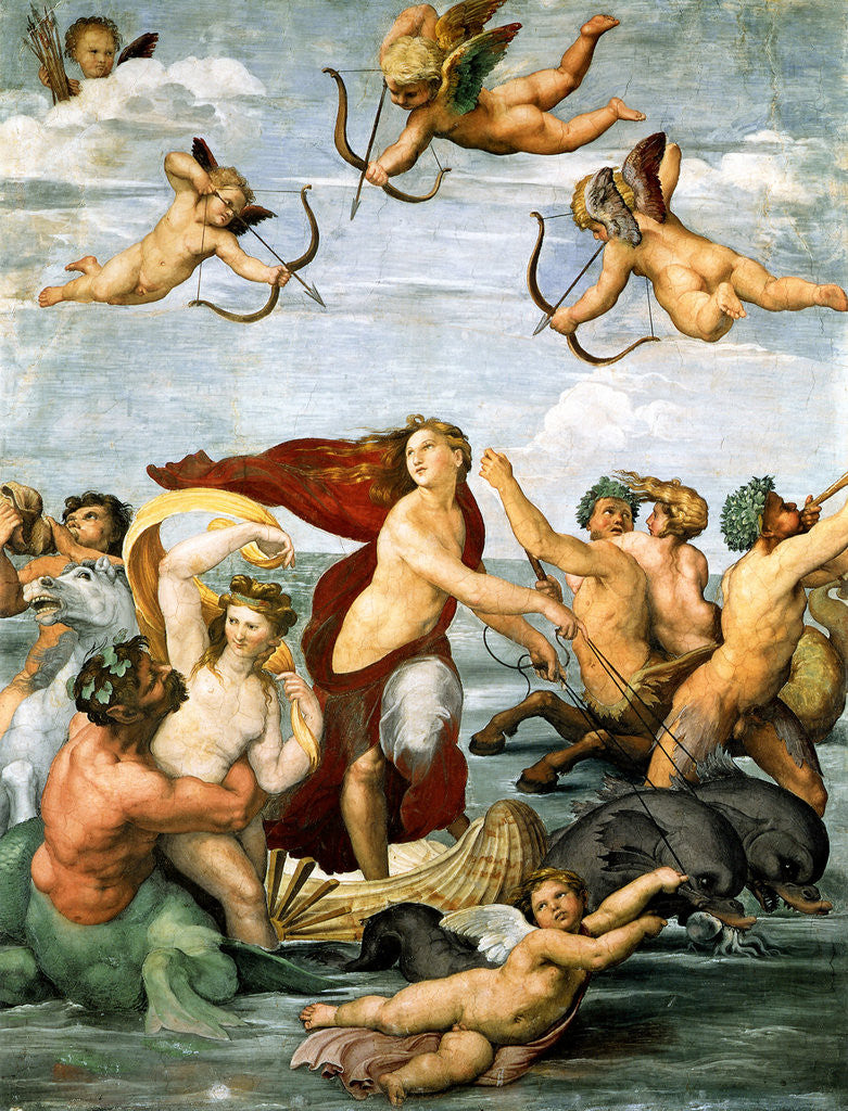 Detail of Triumph of Galatea by Raphael