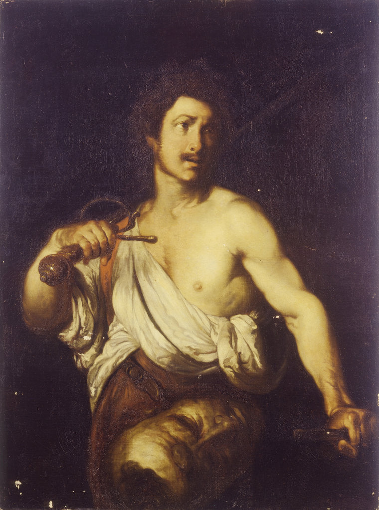 Detail of David with the Head of Goliath, c. 1635 by Bernardo Strozzi