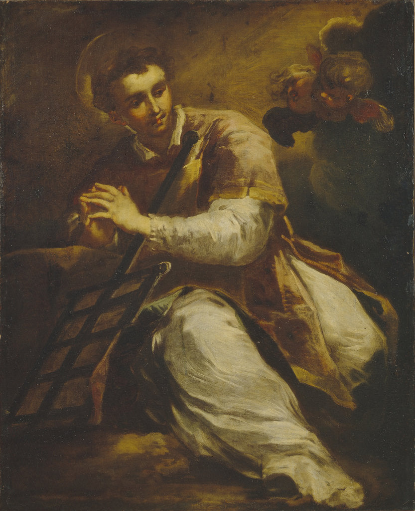 Detail of Saint Lawrence, 1650s by Valerio Castello