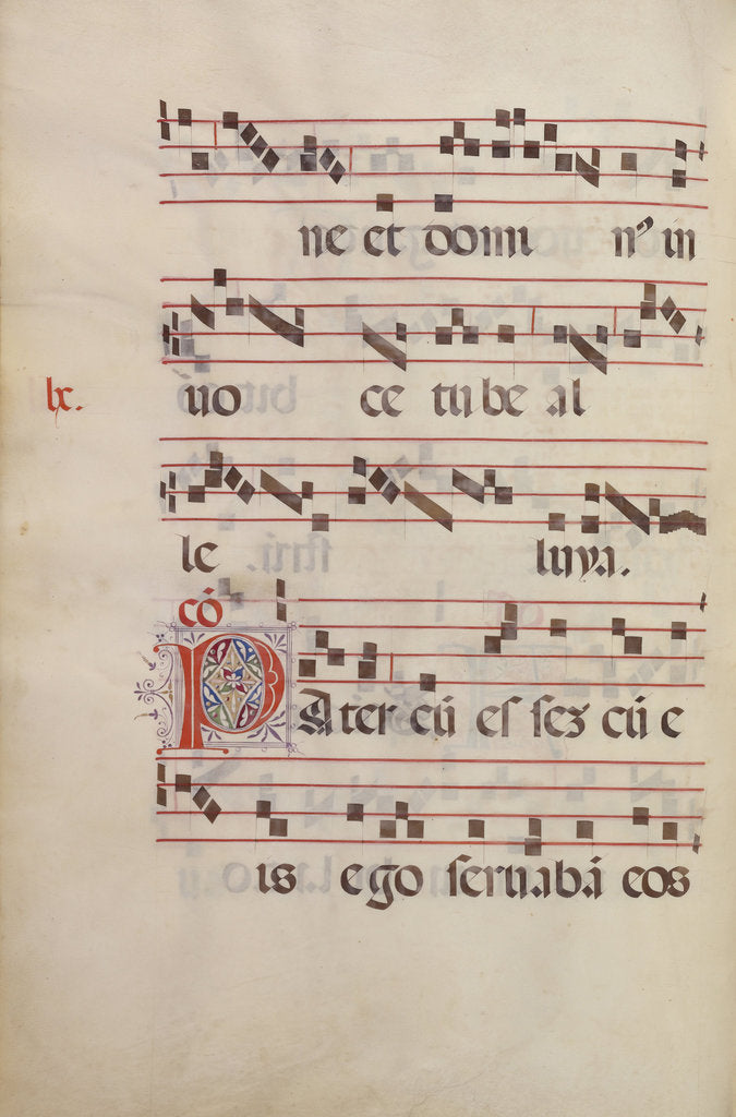 Detail of The Gradual. Initial P, c. 1500 by Antonio da Monza