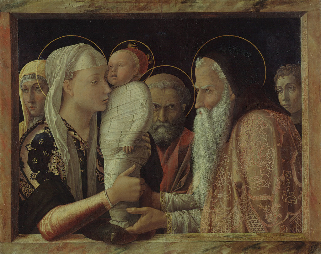 The Presentation in the Temple, ca 1465 by Andrea Mantegna
