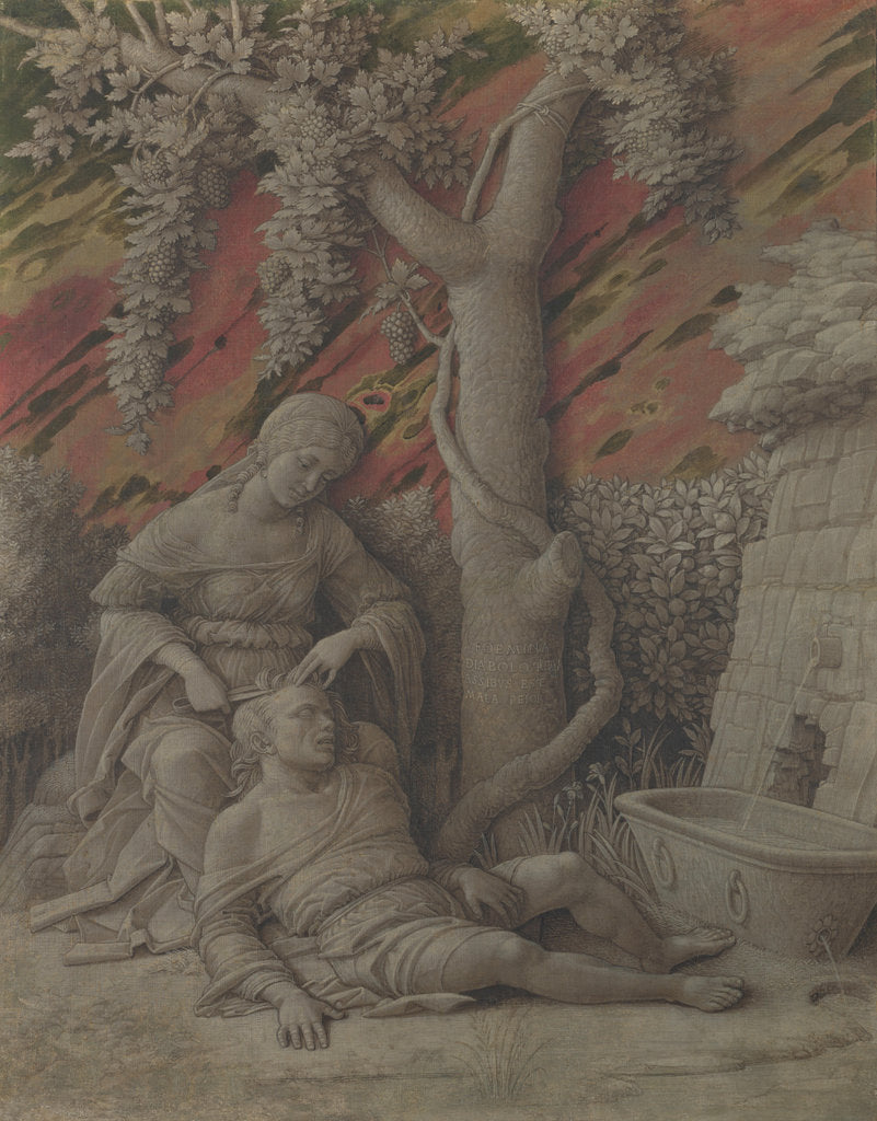 Detail of Samson and Delilah, c. 1500 by Andrea Mantegna