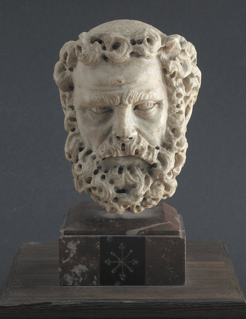 Detail of Head of a bearded Man, 1312-1314 by Giovanni Pisano