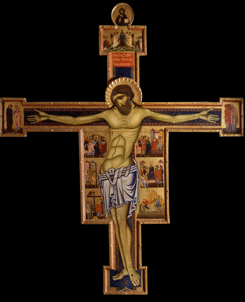 Detail of The Crucifix, ca 1260 by Coppo di Marcovaldo