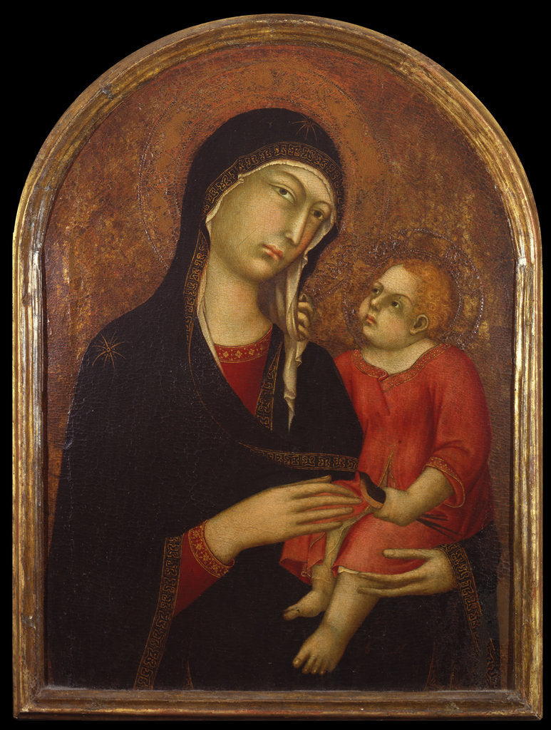 Detail of Virgin and Child, First third of the 14th cen by Simone di Martini