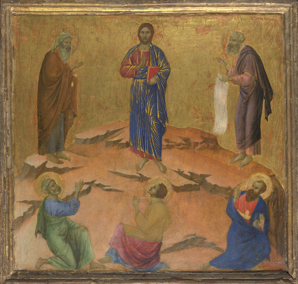Detail of The Transfiguration of Jesus, ca 1308-1311 by Duccio di Buoninsegna