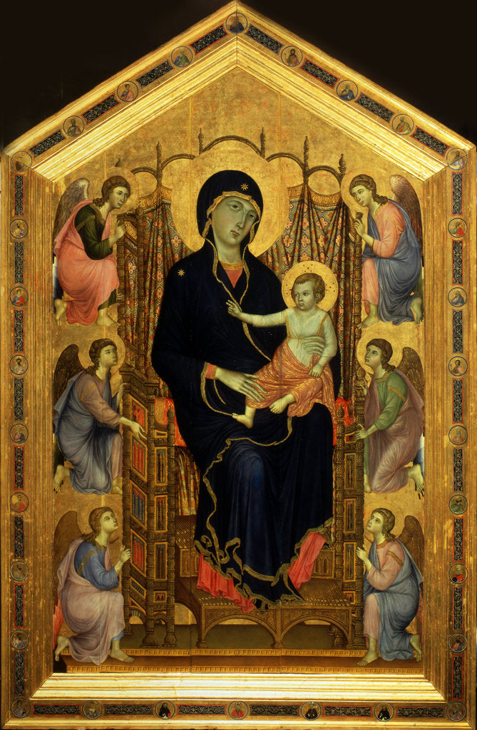 Detail of The Rucellai Madonna, ca 1285-1286 by Duccio di Buoninsegna