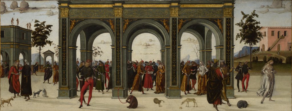 Detail of The Story of Griselda. Part II: Exile, c.1490-1495 by Master of the Story of Griselda