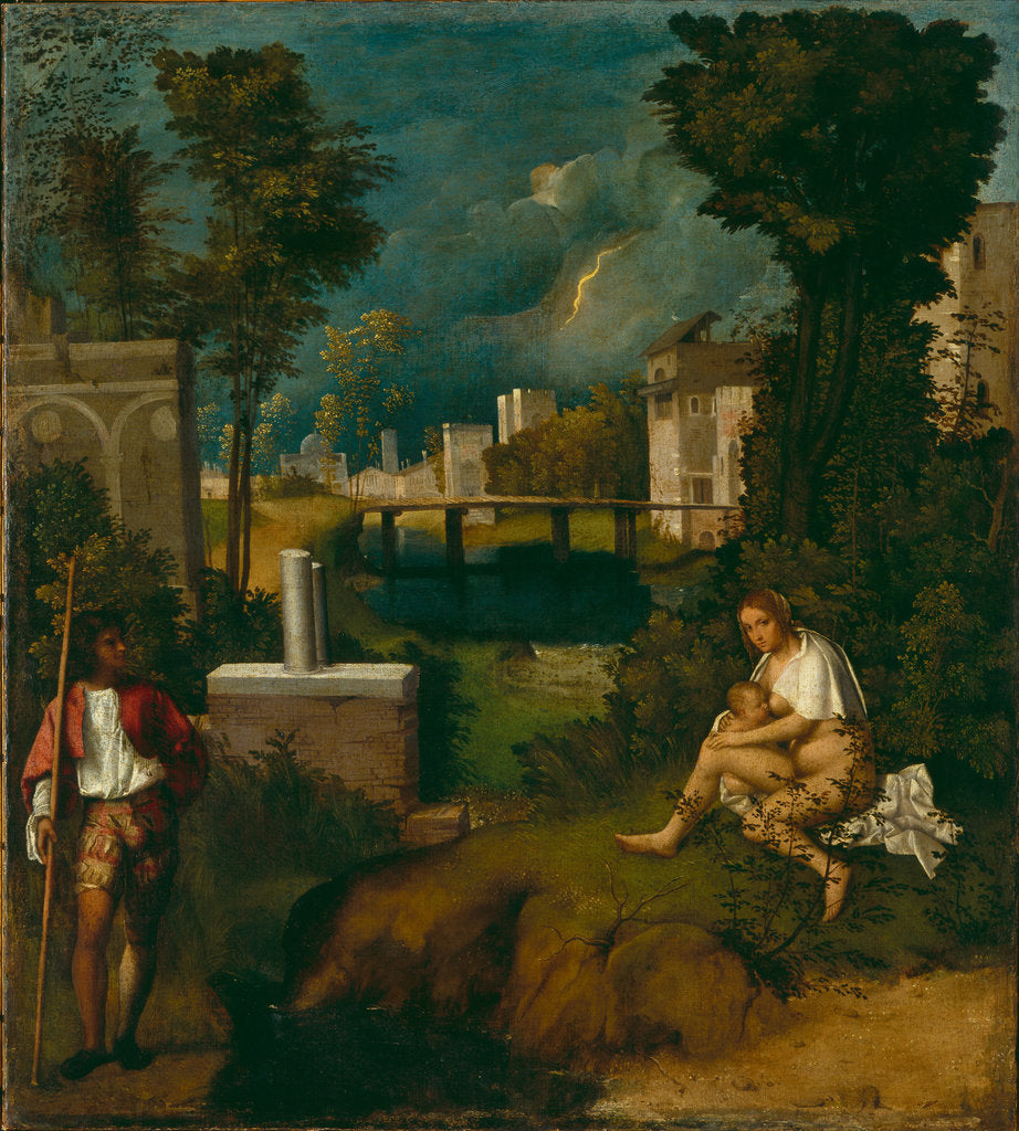 Detail of The Tempest, c.1508 by Giorgione