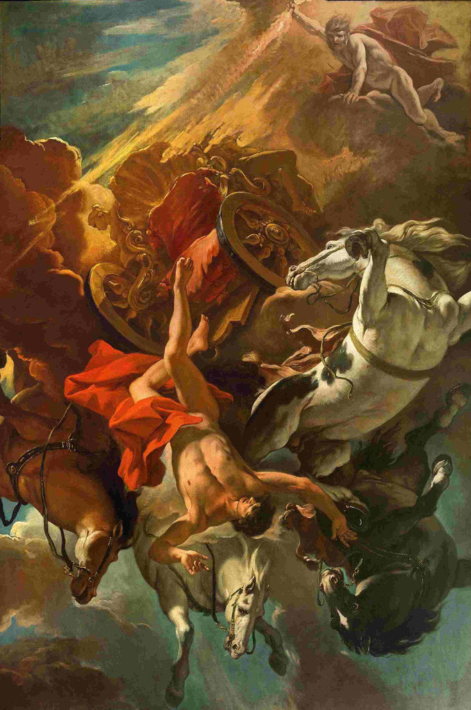 The fall of Phaeton by Sebastiano Ricci