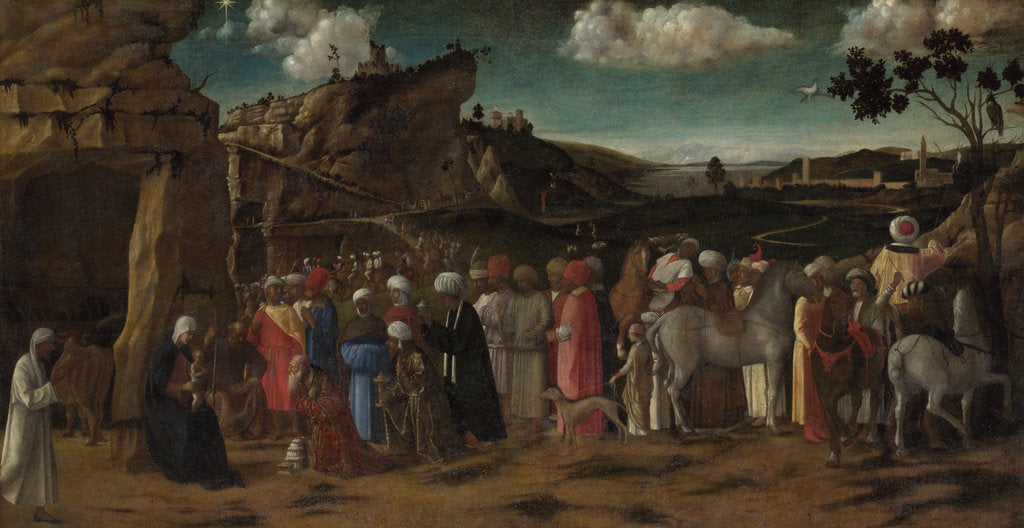 Detail of The Adoration of the Kings, c. 1480 by Giovanni Bellini