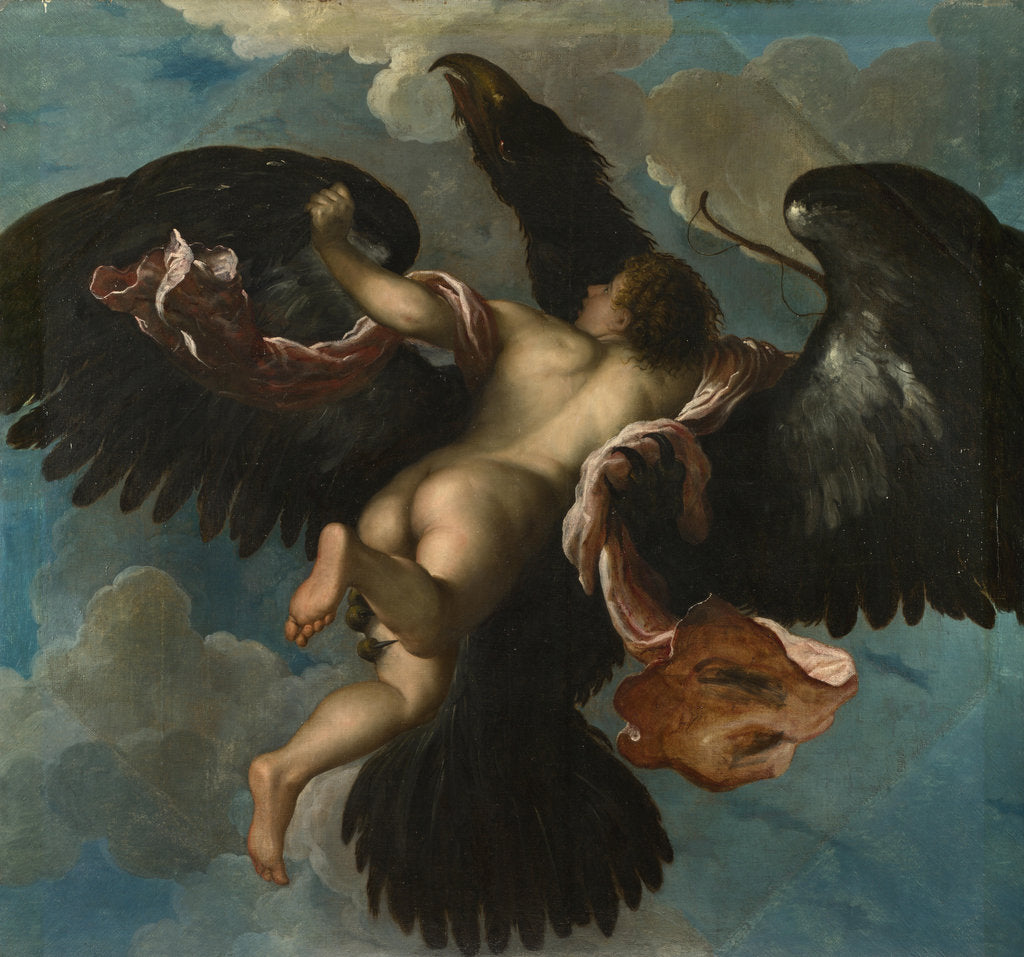 Detail of The Rape of Ganymede, ca. 1575 by Damiano Mazza