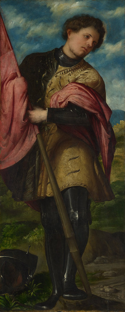 Detail of Saint Alexander, ca 1524 by Gerolamo Romanino