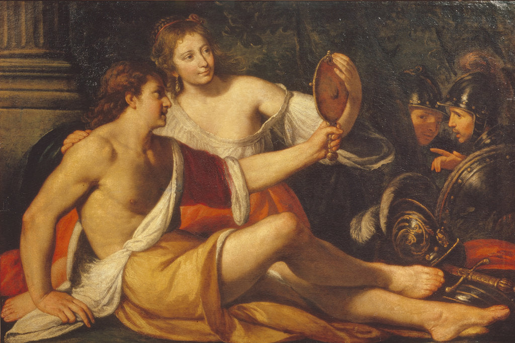 Detail of Rinaldo and Armida, 1640 by Ermanno Stroiffi