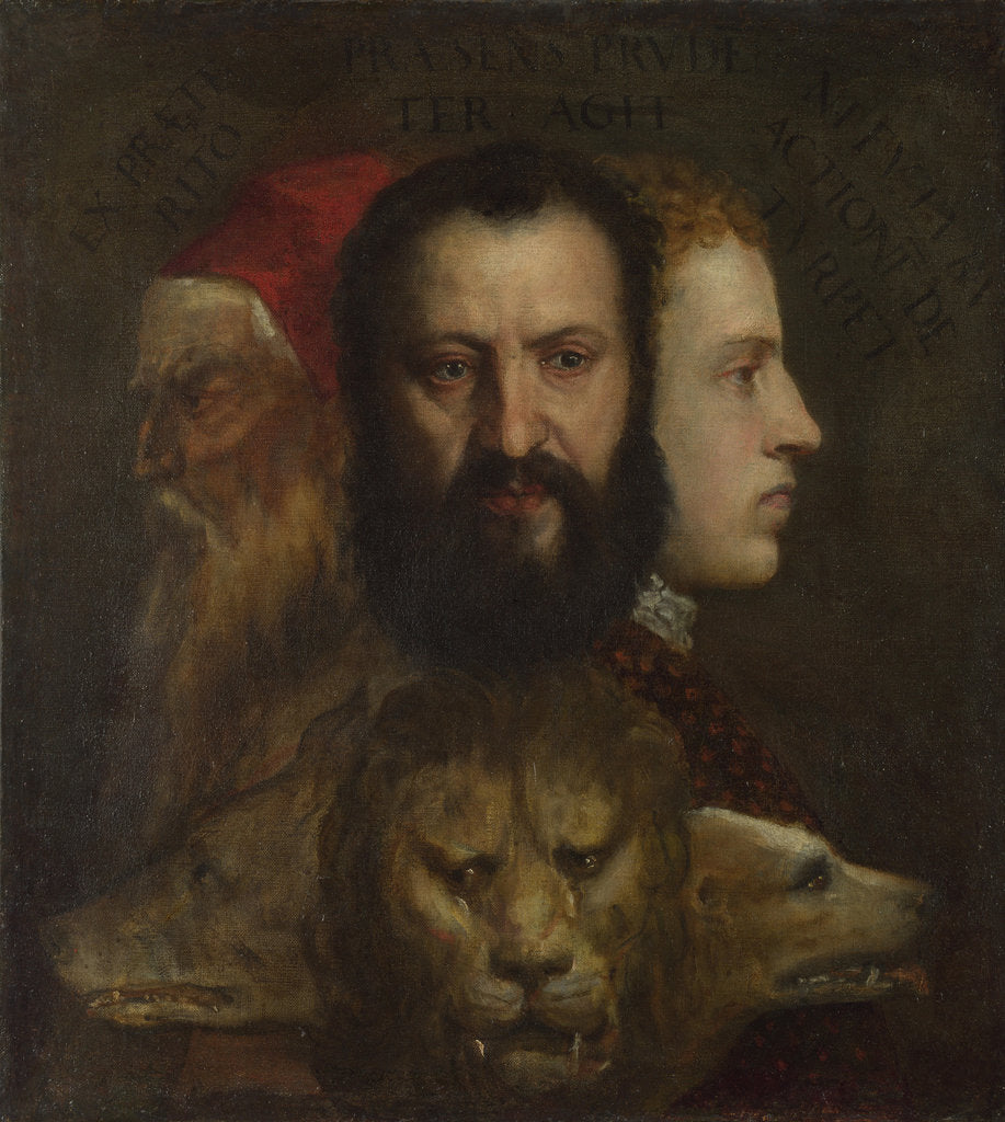 Detail of Allegory of Prudence, ca 1550-1565 by Titian